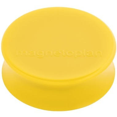 MAGNETOPLAN Magnet Ergo Large 10Stk. 16650102 goldgelb 34x17.5mm