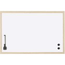 MAGNETOPLAN Whiteboard con telaio in legno 121926 Acciaio 590x390mm