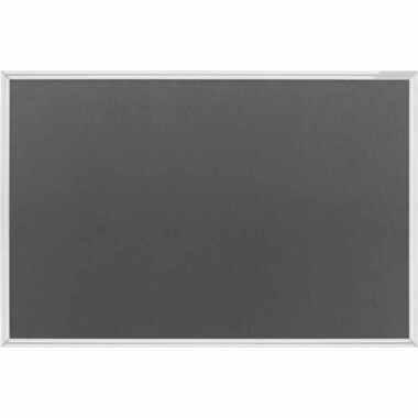 MAGNETOPLAN Design-Pinnboard SP 1412001 grigio, feltro 1200x900mm