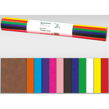 URSUS Seidenpapier 50x70cm 4622299 farbig 5 Bogen