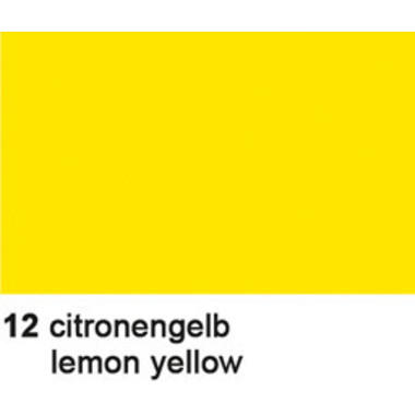 URSUS Seidenpapier 50x70cm 4652212 citronengelb 25 Bogen