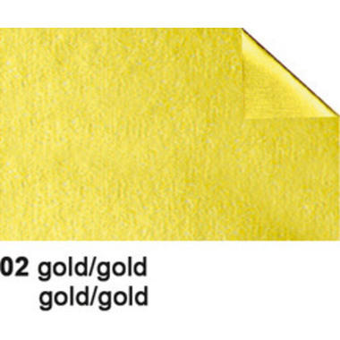 URSUS Foglia bricolage Alu 50x80cm 4442102 90g, gold/gold