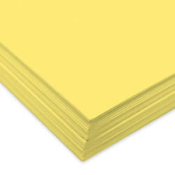 URSUS Papier à dessin couleur A4 2174617 130g, jaune 100 feuilles