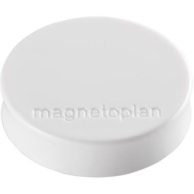 MAGNETOPLAN Magnet Ergo Medium 10 Stk. 1664000 weiss 30mm