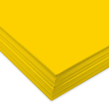URSUS Carta per disegno a colori A4 2174615 130g, giallo 100 fogli