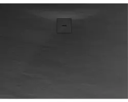 Extraflache Rechteck-Duschwanne Schulte Plan ExpressPlus EP216810 57 100x80x4 cm anthrazit