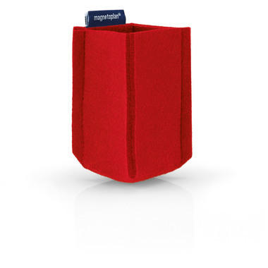 MAGNETOPLAN Portapenne magnetoTray S 1227606 rosso, feltro riciclato
