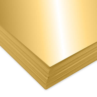 URSUS Tonzeichenpapier A4 2174679 130g, gold 100 Blatt