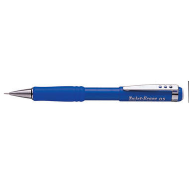 PENTEL Twist Eraser 0,5mm QE515CX blu