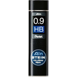 PENTEL Mine p.matite AINSTEIN 0.9mm C279-HBO nero/36 pezzi HB