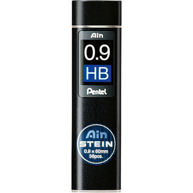 PENTEL Mine p.matite AINSTEIN 0.9mm C279-HBO nero/36 pezzi HB