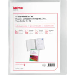 KOLMA Schnellhefter Vario A4 XL 11.009.00 transp.,KolmaFlex 40 Taschen