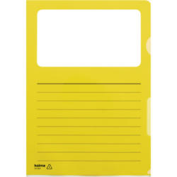 KOLMA Dossier Visa Script A4 59.660.11 giallo, finestra 10 pezzi