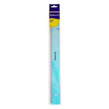 PELIKAN Righello 40cm 7190000 trasparente blu Blister