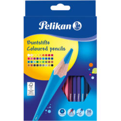 PELIKAN Crayons de couleur hexagonal 700139 36 couleurs