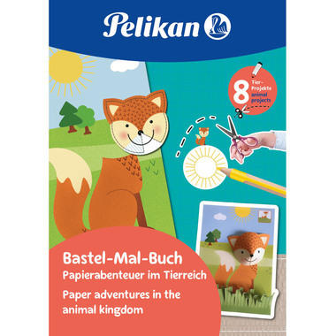 PELIKAN Verbastelbuch Tierreich 101547 A4 140g/m2
