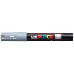 UNI-BALL Posca Marker 7mm PC-1M GREY grigio