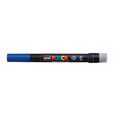 UNI-BALL Posca Pinsel-Marker 1-10mm PCF-350 BLUE blau