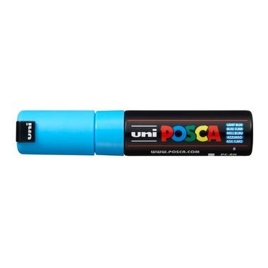 UNI-BALL Posca Marker 8mm PC-8K L.BLUE light blu