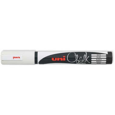 UNI-BALL Chalk Marker 1,8-2,5mm PWE-5M WHITE bianco