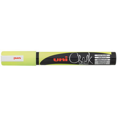 UNI-BALL Chalk Marker 1,8-2,5mm PWE5MF.YELLO jaune