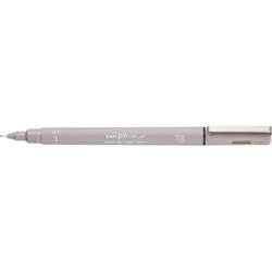 UNI-BALL Fineliner Pin 0.1mm PIN01-200(S) Light Grey grigio chiaro