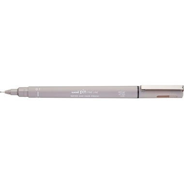 UNI-BALL Fineliner Pin 0.1mm PIN01-200(S) Light Grey gris clair
