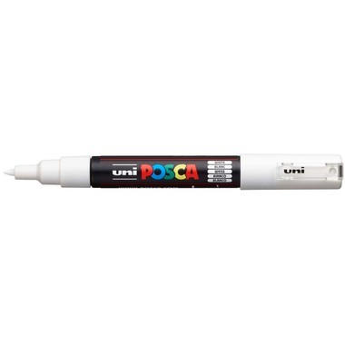 UNI-BALL Posca Marker 0.7mm PC-1M WHITE bianco
