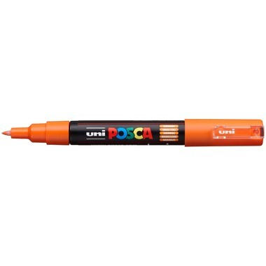 UNI-BALL Posca Marker 7mm PC-1M ORANGE arancione