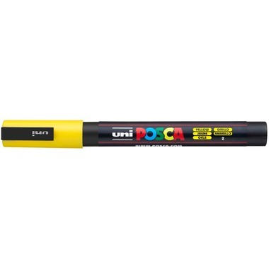 UNI-BALL Posca Marker 0,9-1,3mm PC-3M YELLOW giallo