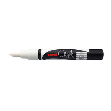 UNI-BALL Chalk-Marker 0,9-1,3mm PWE3MS WHITE bianco