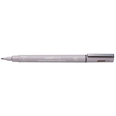 UNI-BALL Fineliner Pin Brush PINBR-200(S) LIGHT GREY grigio chiaro