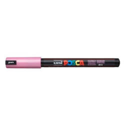 UNI-BALL Posca Fineliner 0,7mm PC1MRMET.PIN Metallic rosa