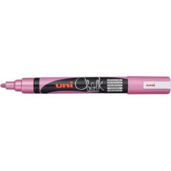 UNI-BALL Chalk Marker 1.8-2.5mm PWE-5M METALLIC PINK Metallic rose
