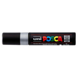 UNI-BALL Posca Marker 15mm PC17K SILVER MET, silber