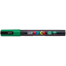 UNI-BALL Posca Marker 0,9-1,3mm PC-3M GREEN grün, Rundspitze