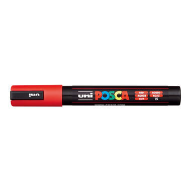 UNI-BALL Posca Marker 1,8-2,5mm PC-5M RED rouge
