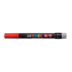 UNI-BALL Posca Pinsel-Marker 1-10mm PCF-350 RED rot