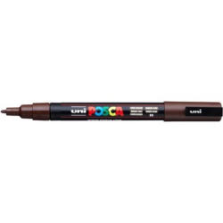 UNI-BALL Posca Marker 0.9-1.3mm PC-3M Dark brown marrone