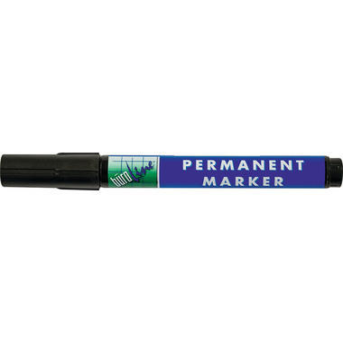 BÜROLINE Permanent Marker 1-4mm 222254 nero