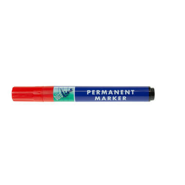 BÜROLINE Permanent Marker 1-4mm 222255 rouge