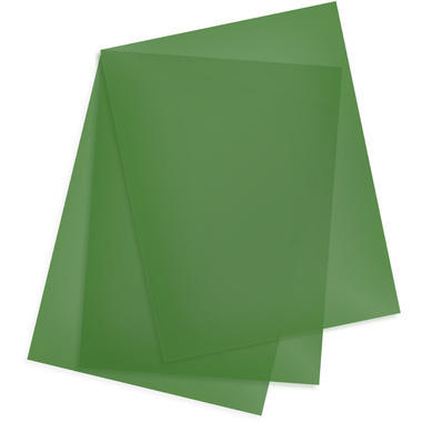 BÜROLINE Pellicola 0,2mm A4 620283 verde 100 pezzi