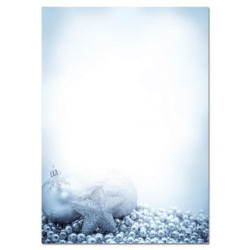 SIGEL Weihnachts-Motiv-Papier A4 DP081 Blue Mystery, 90 g 100 Blatt