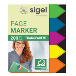 SIGEL Marker Arrow 12x45mm HN613 5 colori ass. 200 fogli