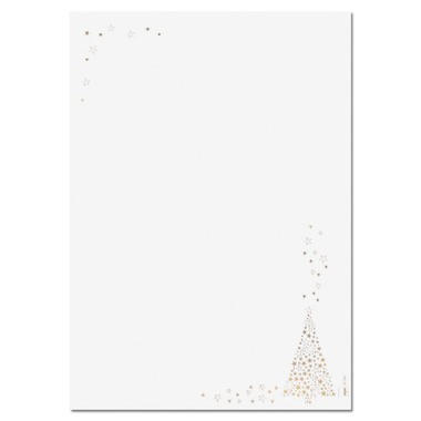SIGEL Weihnachts-Motiv-Papier A4 DP084 Golden Tree, 90 g 100 Blatt