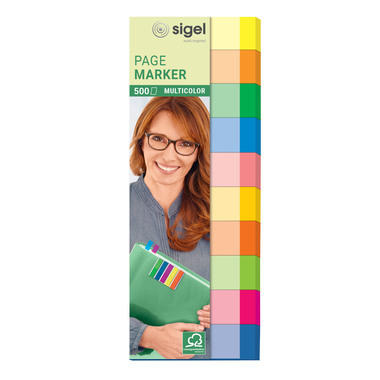 SIGEL Sticky Notes 15x50mm HN682 multicolore 10 x 50 strisce