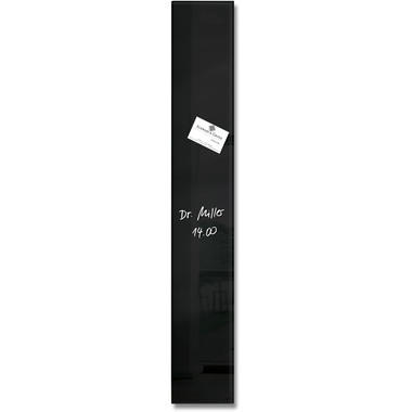 SIGEL Magnettafel Glas GL100 schwarz 120x780x15mm
