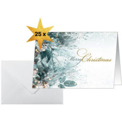 SIGEL Weihnachtskarten A6 DS086 Weihnachtsgesteck 25 Stück