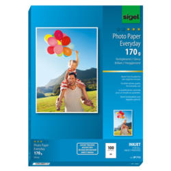 SIGEL InkJet Photo Paper Everyday A4 IP715 170g glossy 100 flls.