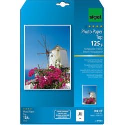 SIGEL InkJet Photo Paper A4 IP663 125g,glossy, blanc 25 feuilles